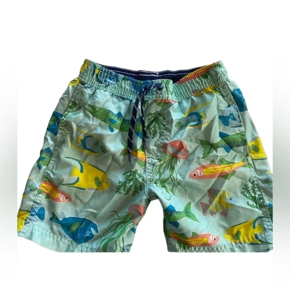 Carters boys bathing suit 4 fish print - Picture 1 of 3